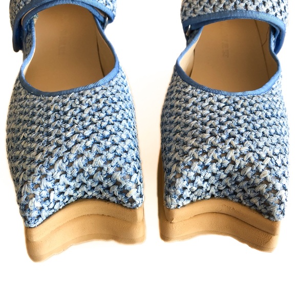 Paula Canovas Del Vas Blue Diablo Platform Maryjane - Picture 4 of 5